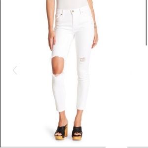 Pistola High Rise White Jeans